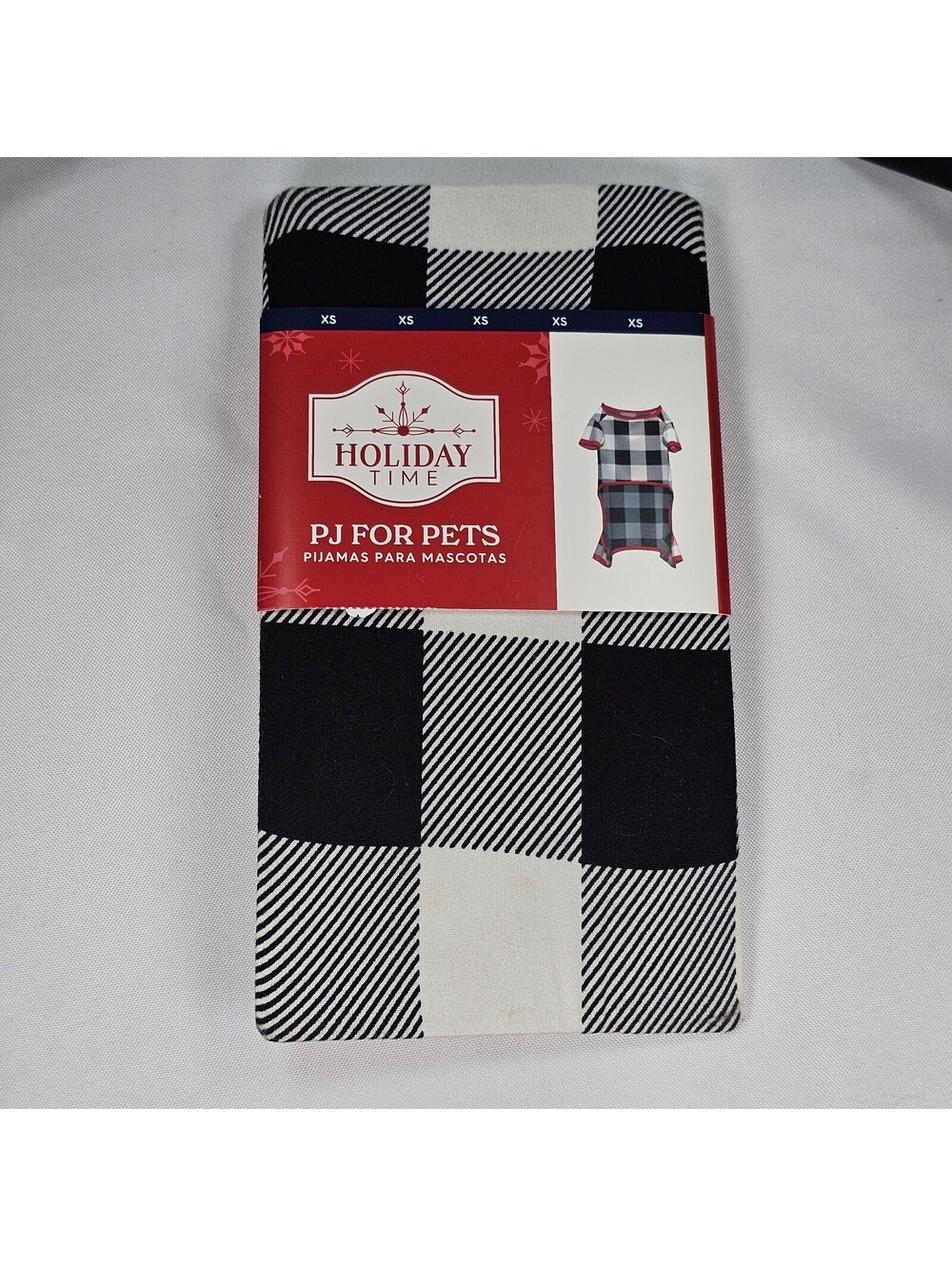 Holiday Time® Pet Dog PJ's Pajamas - Size XS- 50 New